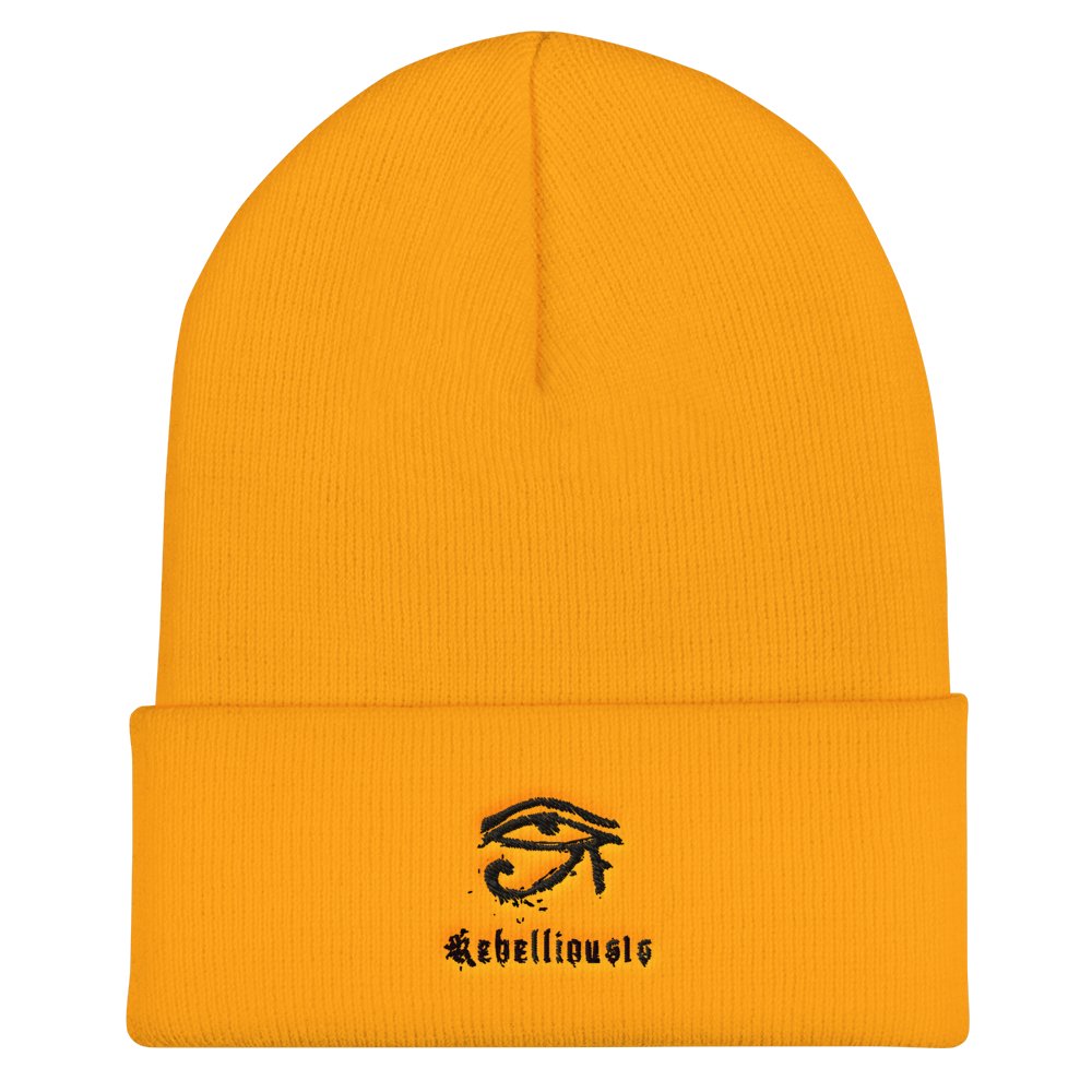 Rebellious1s Solid Cuffed Skully - REBELLIOUS1S