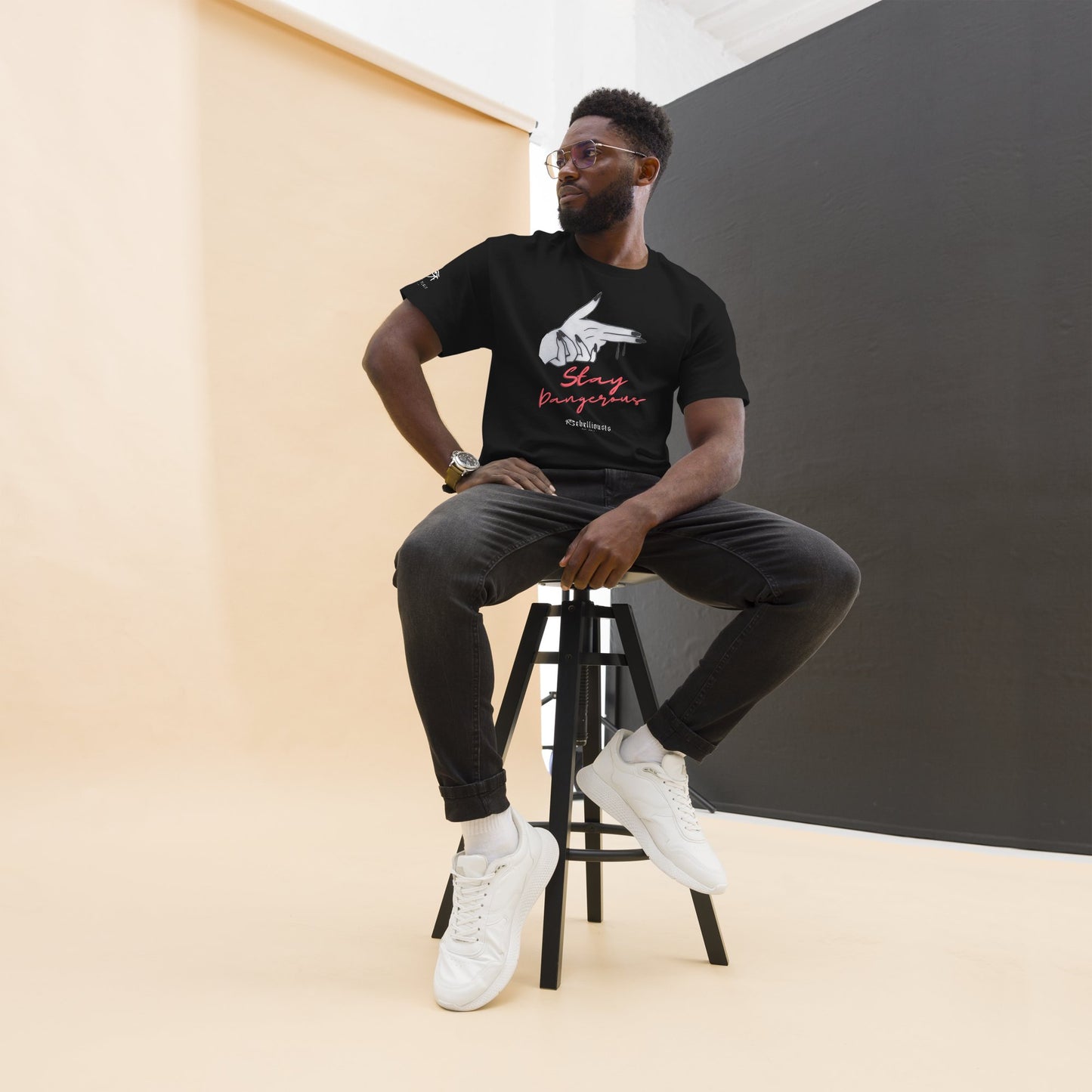 Rebellious1s 'Stay Dangerous' Tee - REBELLIOUS1S