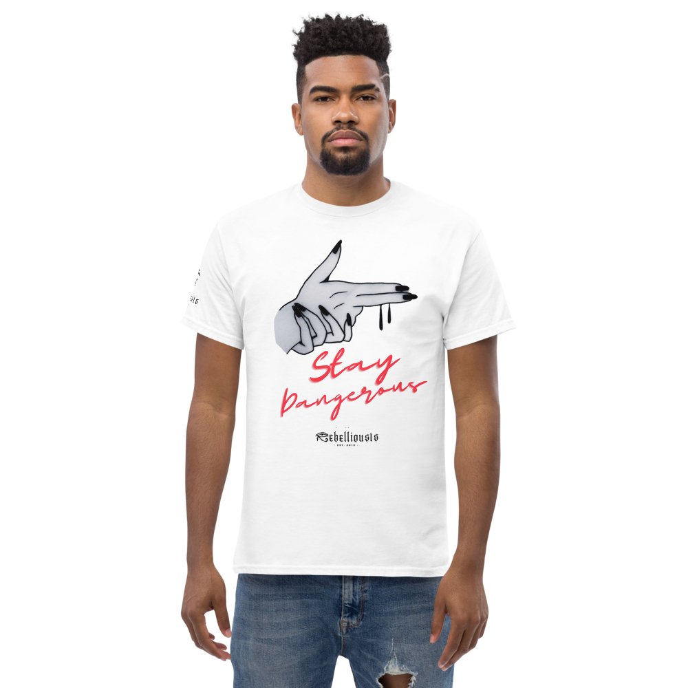Rebellious1s 'Stay Dangerous' Tee - REBELLIOUS1S