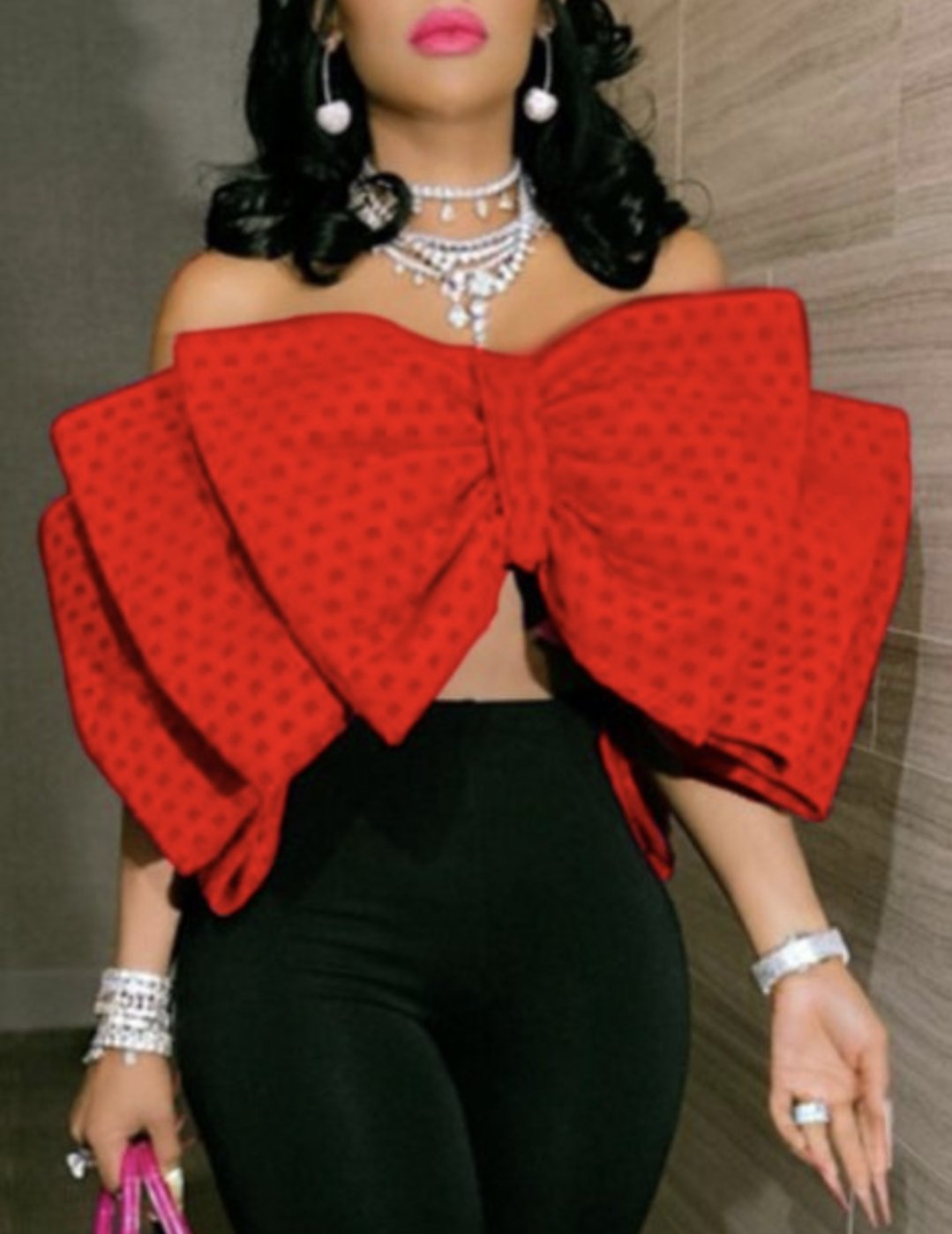 Rebellious1s Wrap'd Bowtie Bandeau Top - REBELLIOUS1S