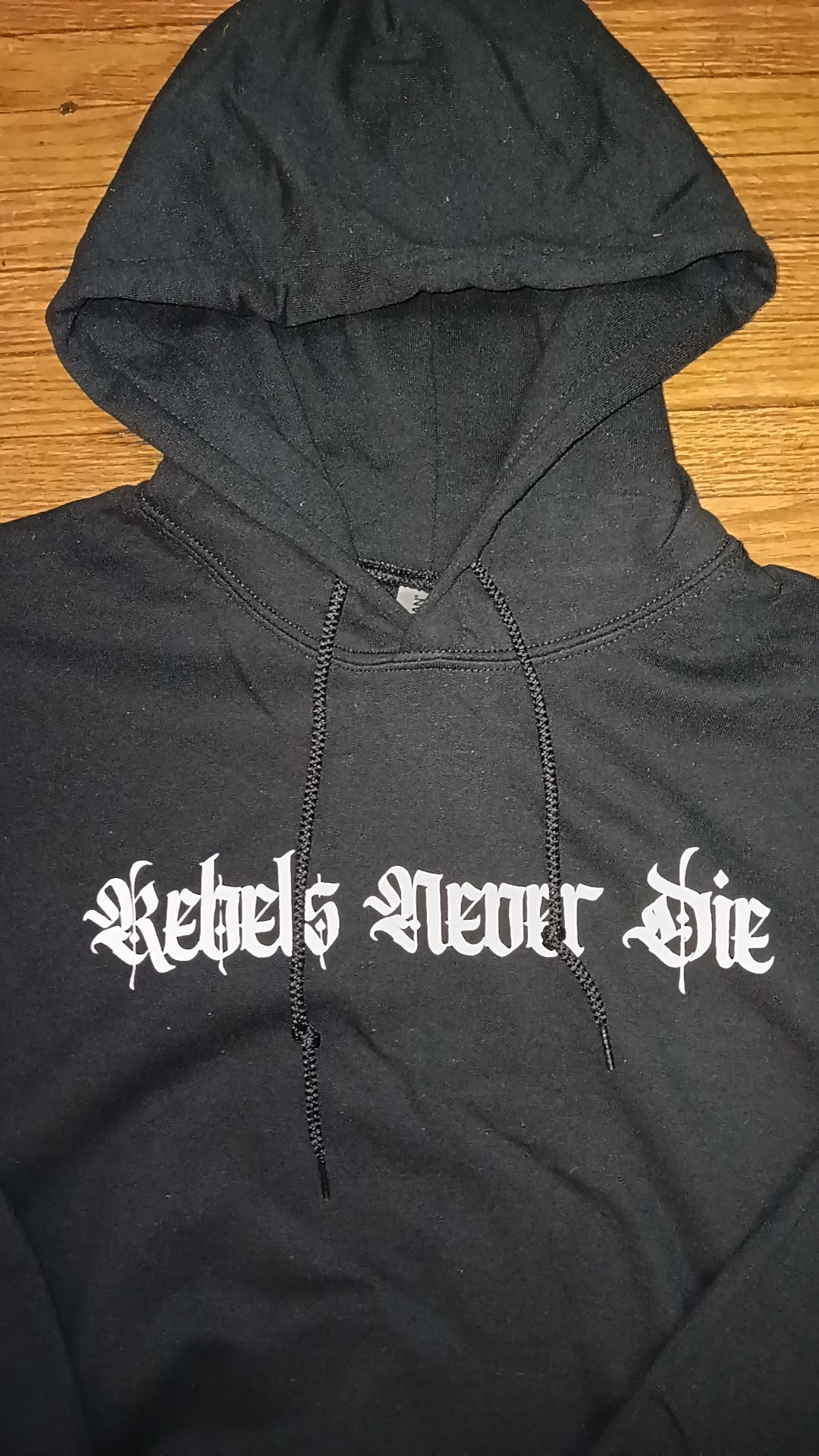 REBELS NEVER DIE Puff Hoodie - REBELLIOUS1S