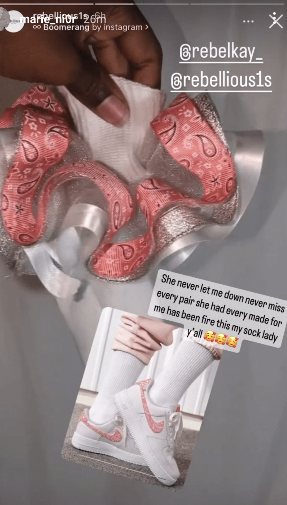 Custom Adult Tutu Socks - REBELLIOUS1S