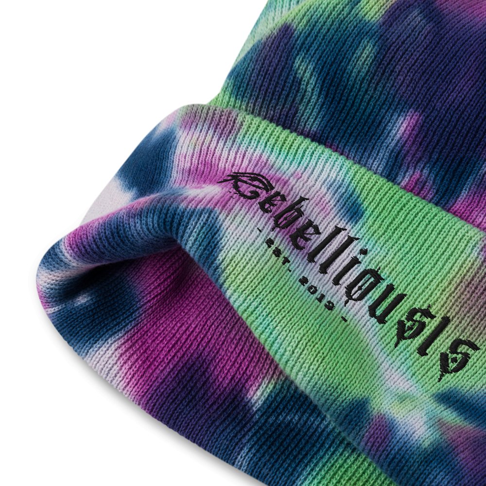 Rebellious1s Tie - dye Skully - REBELLIOUS1S