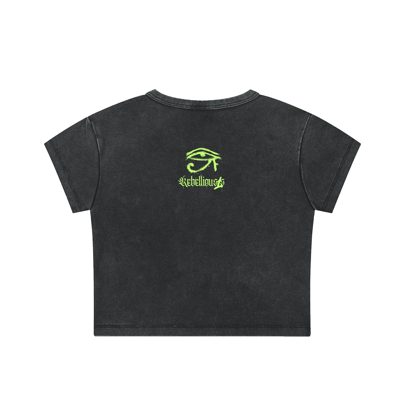 Snow Washed Crop Top - REBELLIOUS1S
