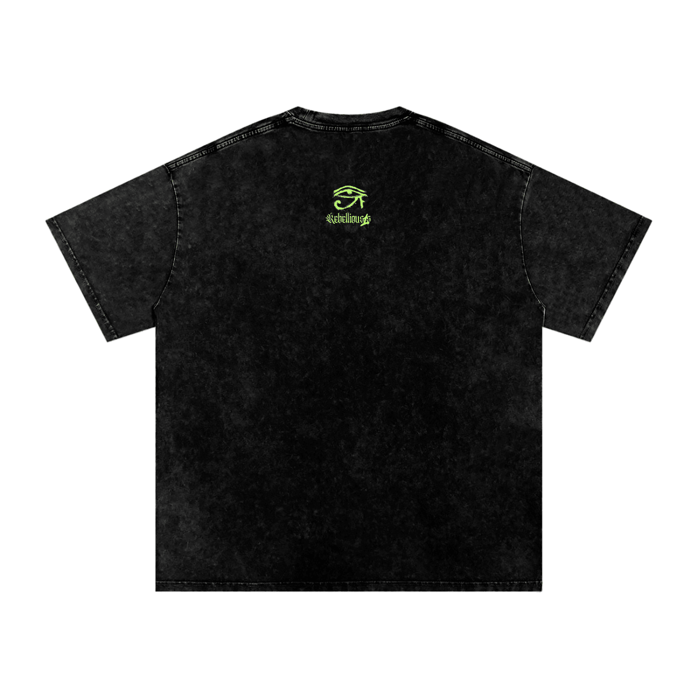 Snow Washed Oversized Cotton T-Shirt - REBELLIOUS1S